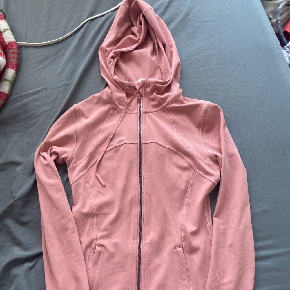 Pink lulu hooded define jacket